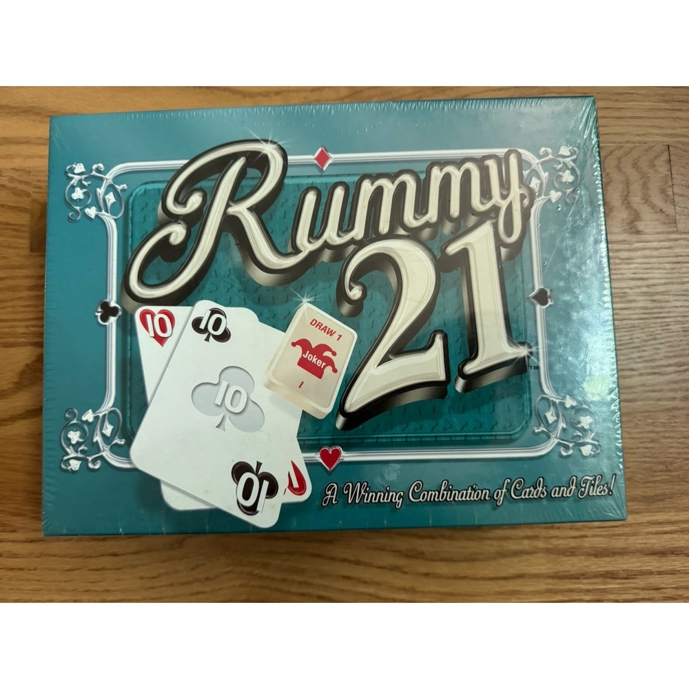 NEW Rummy 21 Board Game/A Winning Combination of Cards and Tiles New In Box